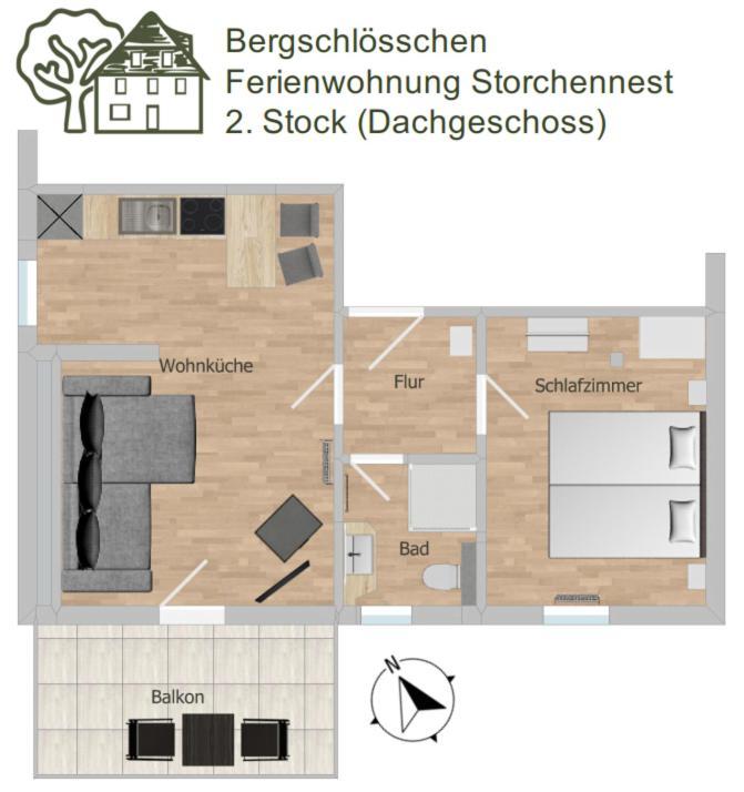 Bergschloesschen Edersee فالديك المظهر الخارجي الصورة
